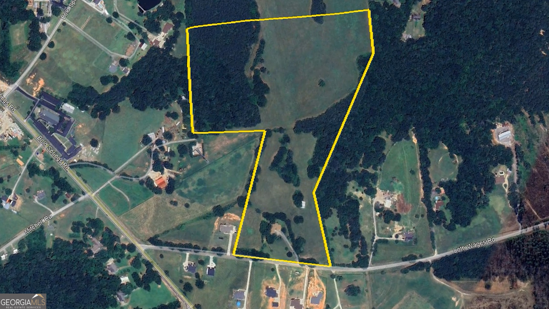 610 Loth Wages Road Dacula, GA 30019 - Photo 70 of 70 an aerial view of a highlighted house