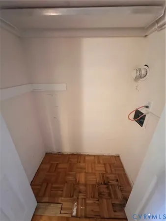 a bathroom with a window