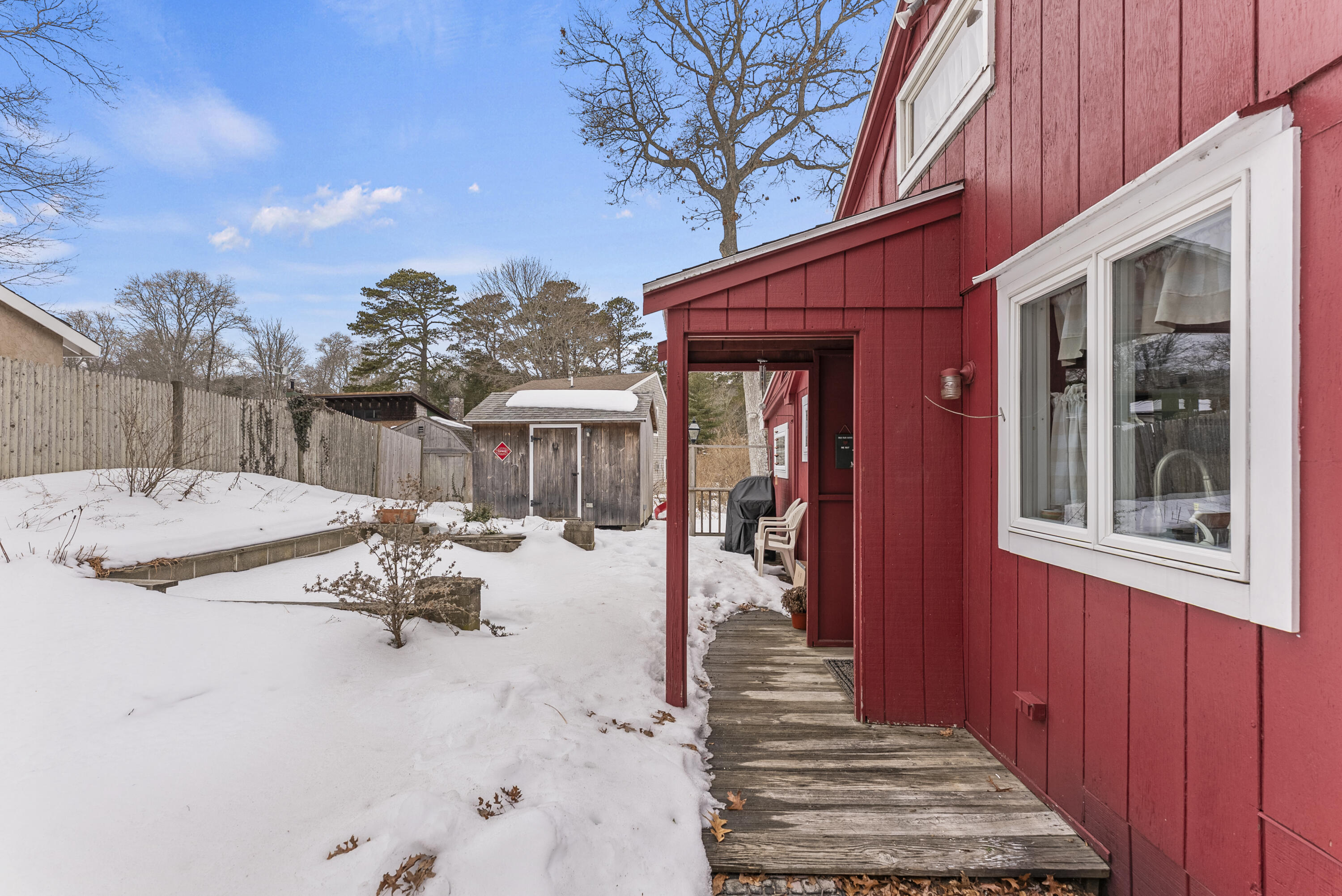 24 E Road Mashpee, MA 02649 - Photo 6 of 43 a view of a dinning room with balcony