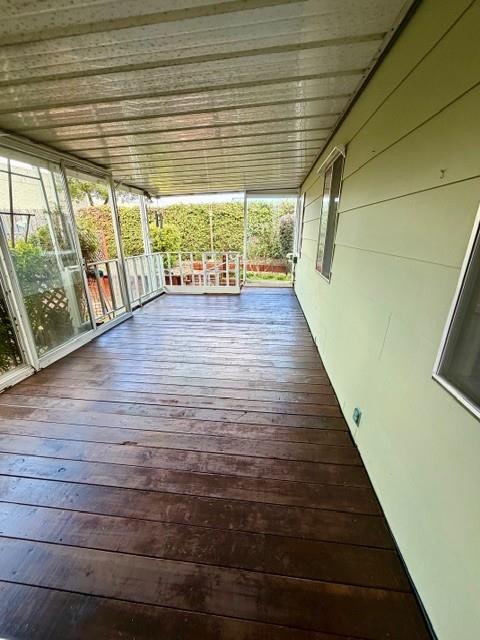 225 Mt Hermon Road, Unit 217 Scotts Valley, CA 95066 - Photo 16 of 29 a view of porch with wooden floor
