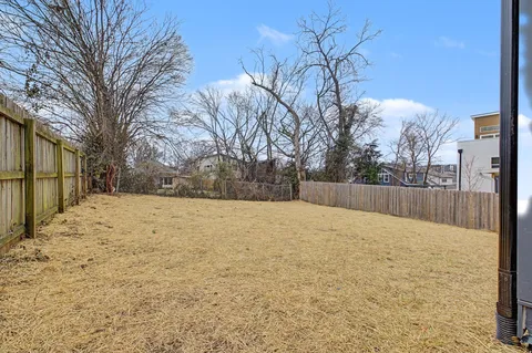 a backyard of a house
