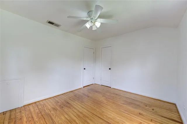 wooden floor in an empty room