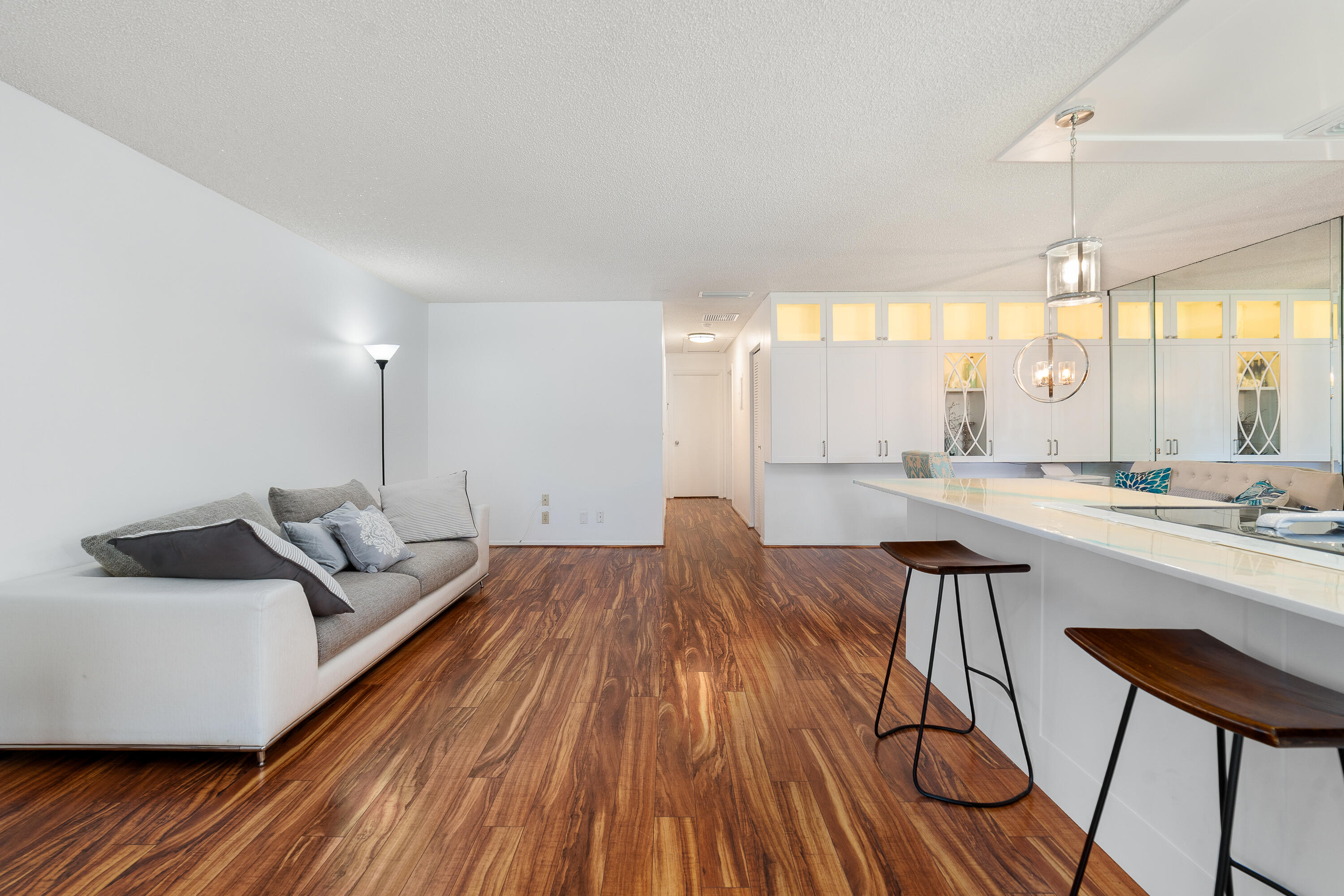 3331 Valley Road, Unit C Boynton Beach, FL 33435 - Photo 4 of 28 a living room with furniture and a large window