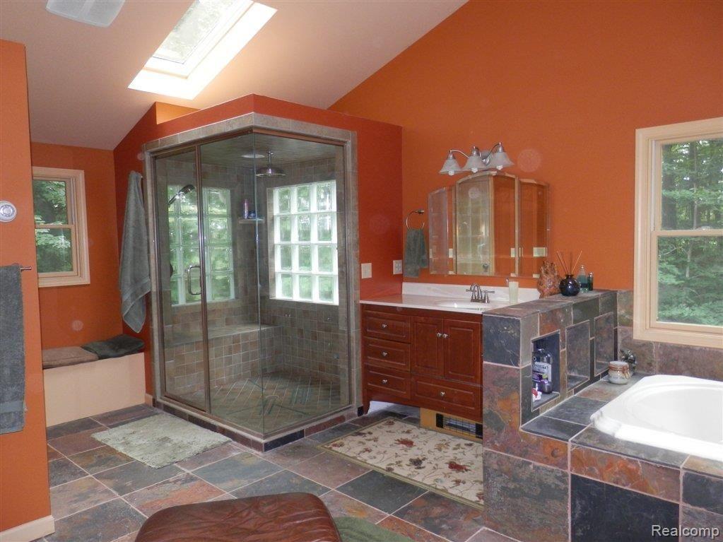 7830 Holly Road Avoca, MI 48006 - Photo 23 of 25 Tiled Shower/Steam Bath