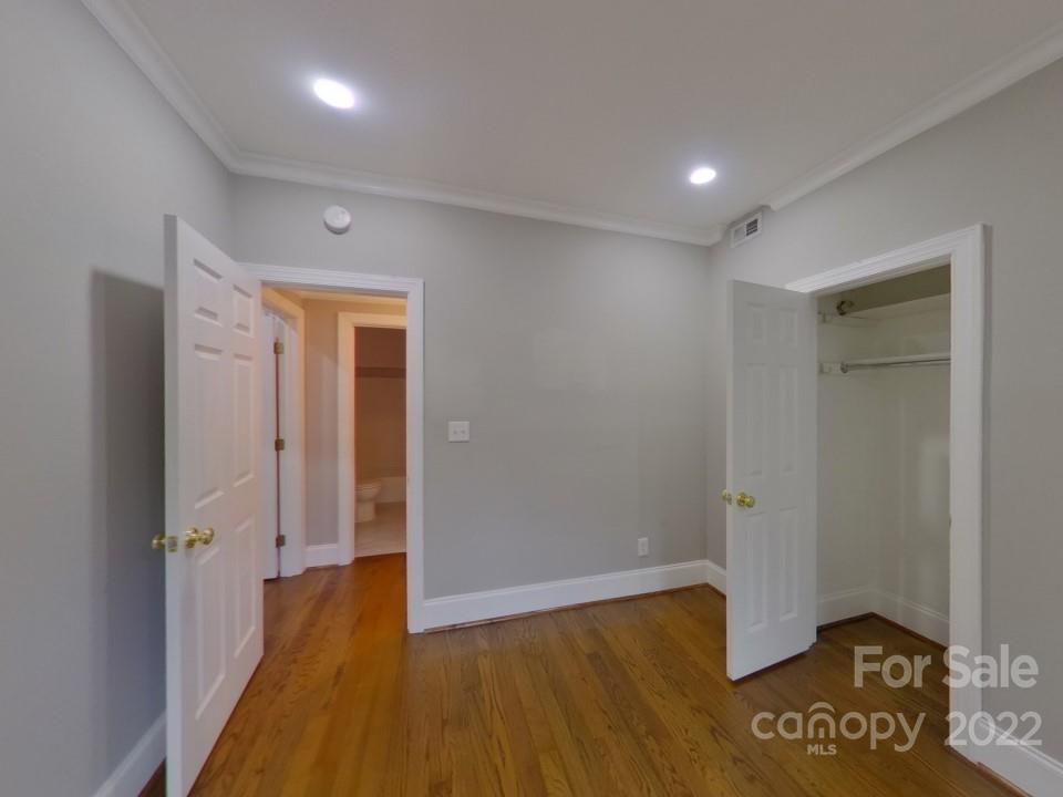 1012 Queens Road Charlotte, NC 28207 - Photo 11 of 13 wooden floor in an empty room