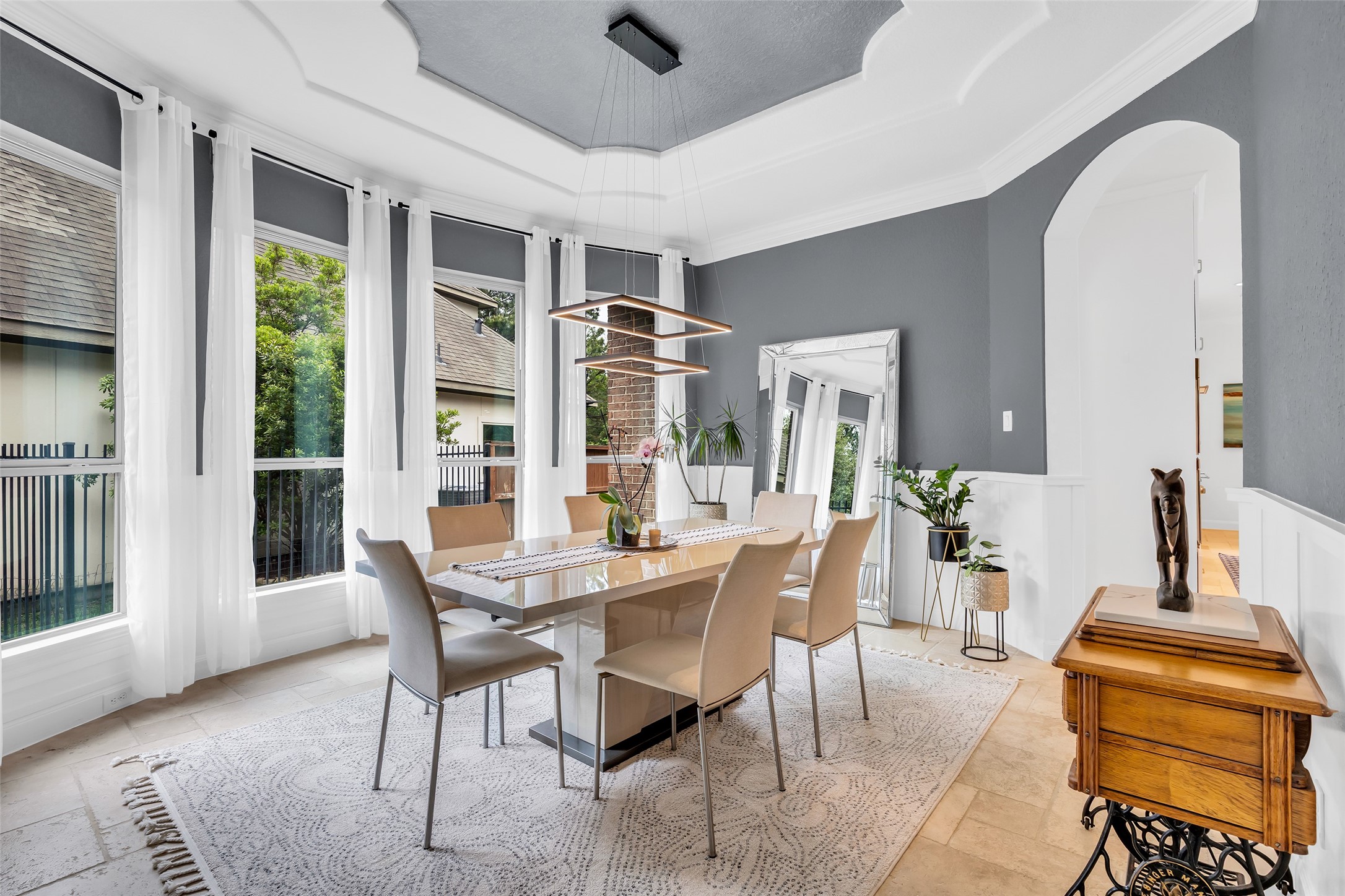 143 West Valera Ridge Place Spring, TX 77389 - Photo 10 of 50 a view of a dining room with furniture window and outside view