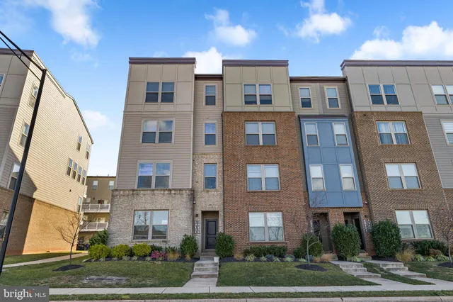 a front view of a building