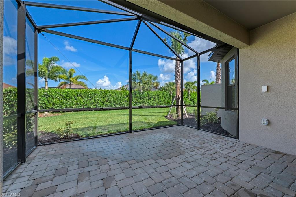 15517 Vittorio Street Naples, FL 34114 - Photo 22 of 35 View of unfurnished sunroom