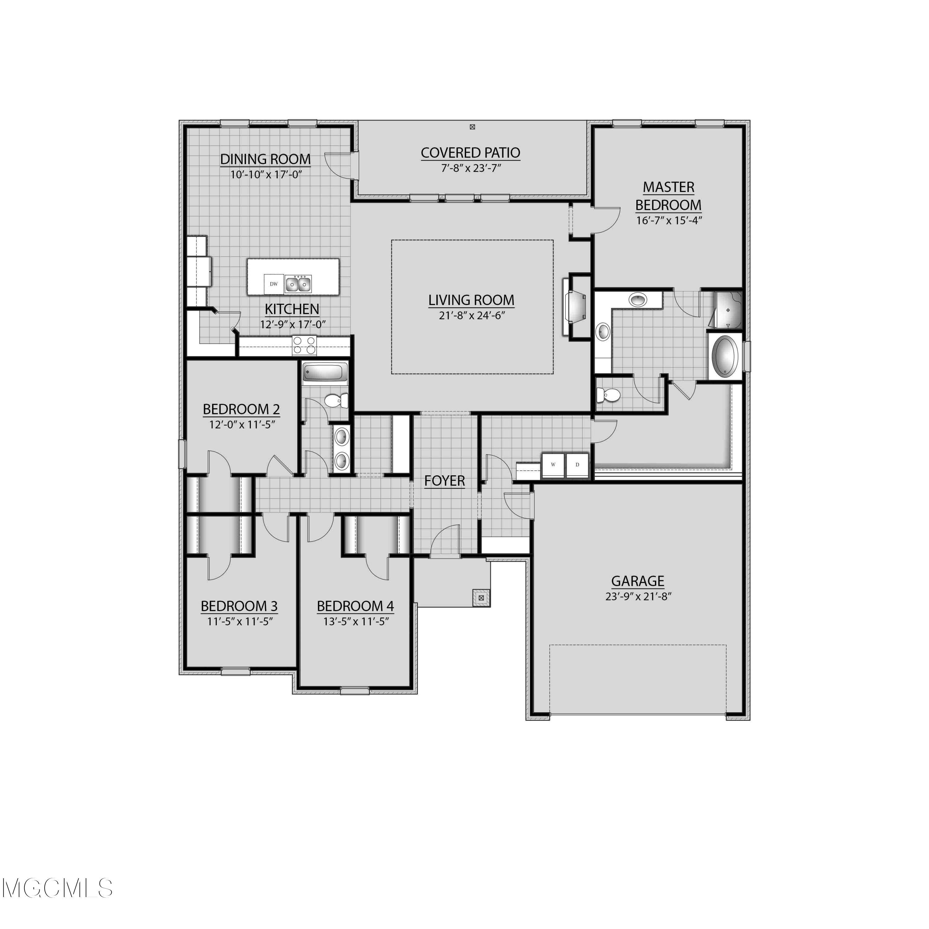 12093 Doc Sheffield Road Gulfport, MS 39503 - Photo 3 of 3 Coolidge A - I III Floor Plan