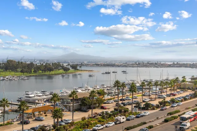 a front view of a building