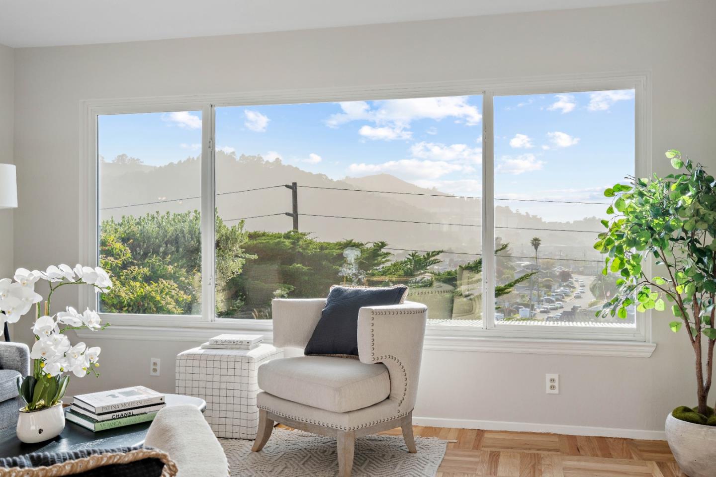 1212 Seville Drive Pacifica, CA 94044 - Photo 5 of 37 a living room with furniture and a potted plant