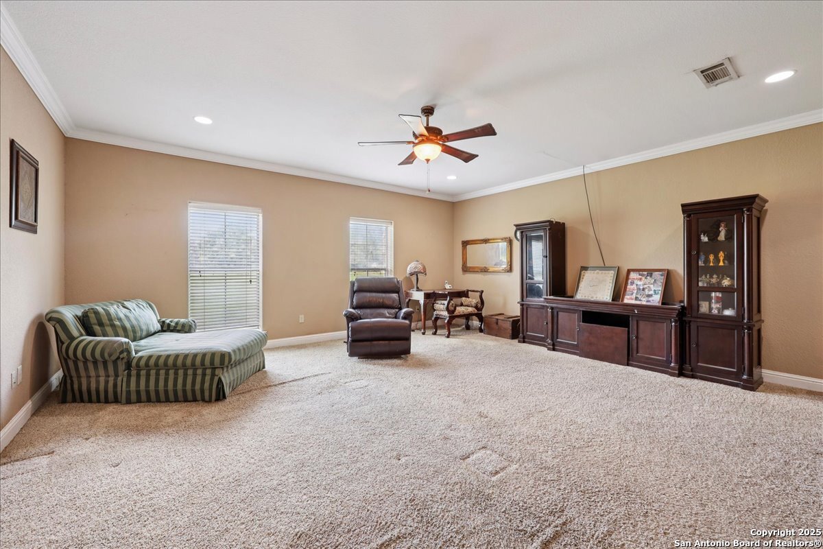 6900 Meyers Road Orange, TX 77632 - Photo 32 of 49 a living room with furniture and a flat screen tv