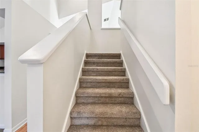 a view of a backyard with a slide