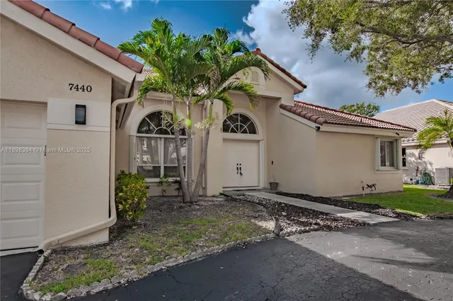a view of a house with sitting area