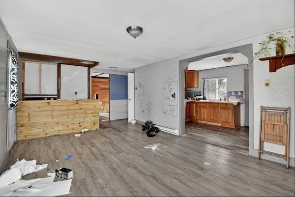 a view of a living room