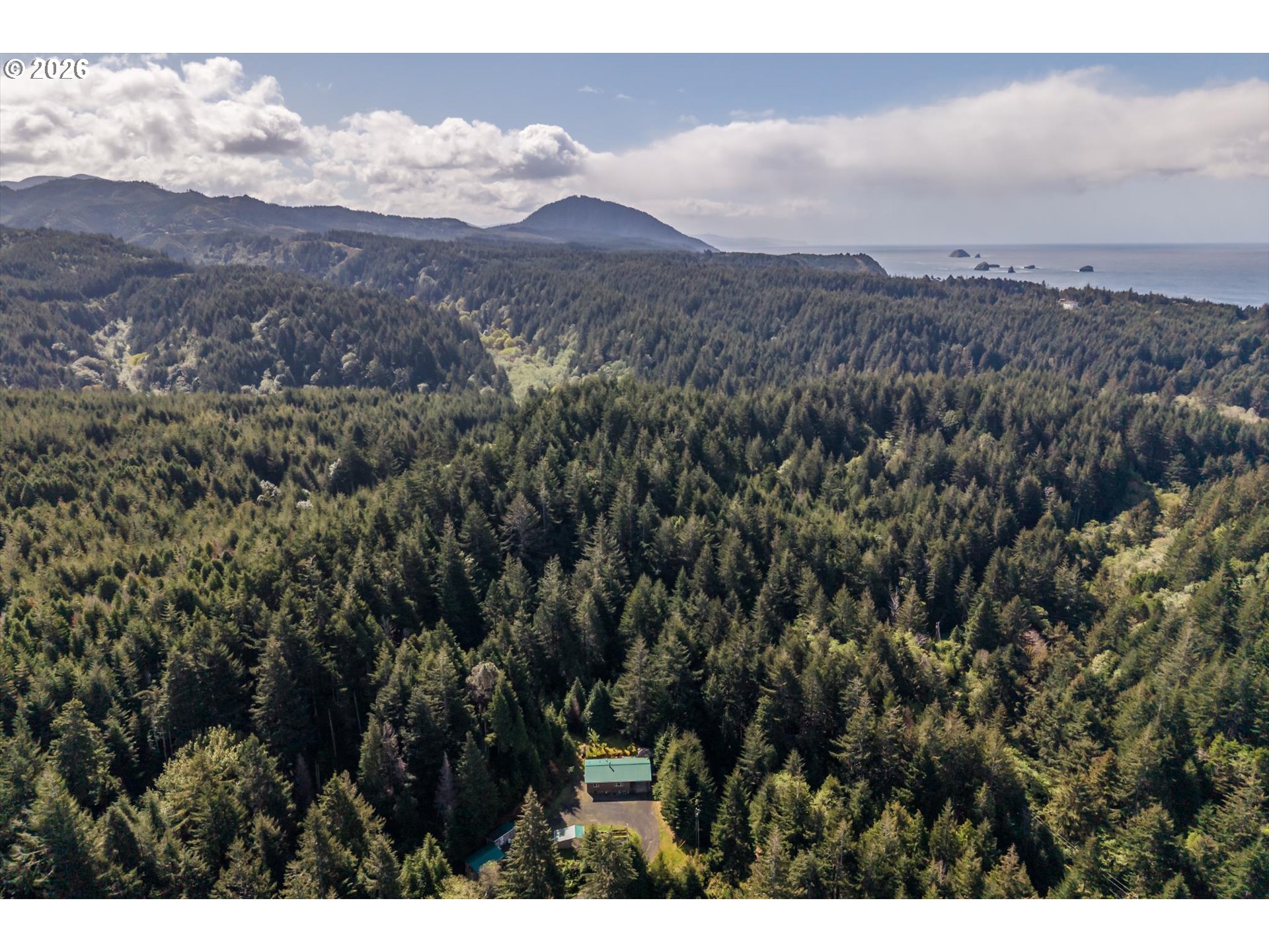 93490 Fir Road Port Orford, OR 97465 - Photo 42 of 47 a view of a city and mountains