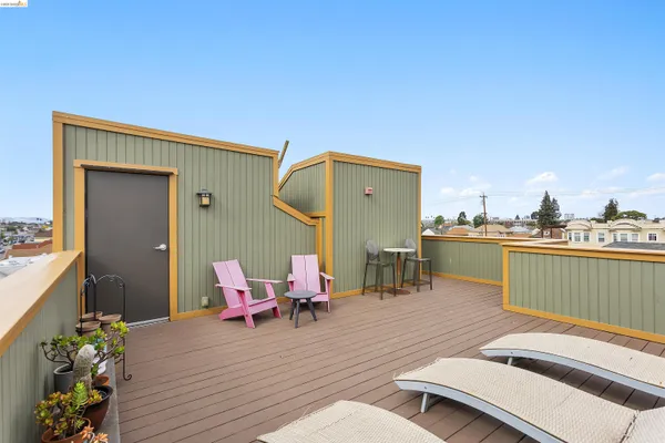 a outdoor space with furniture