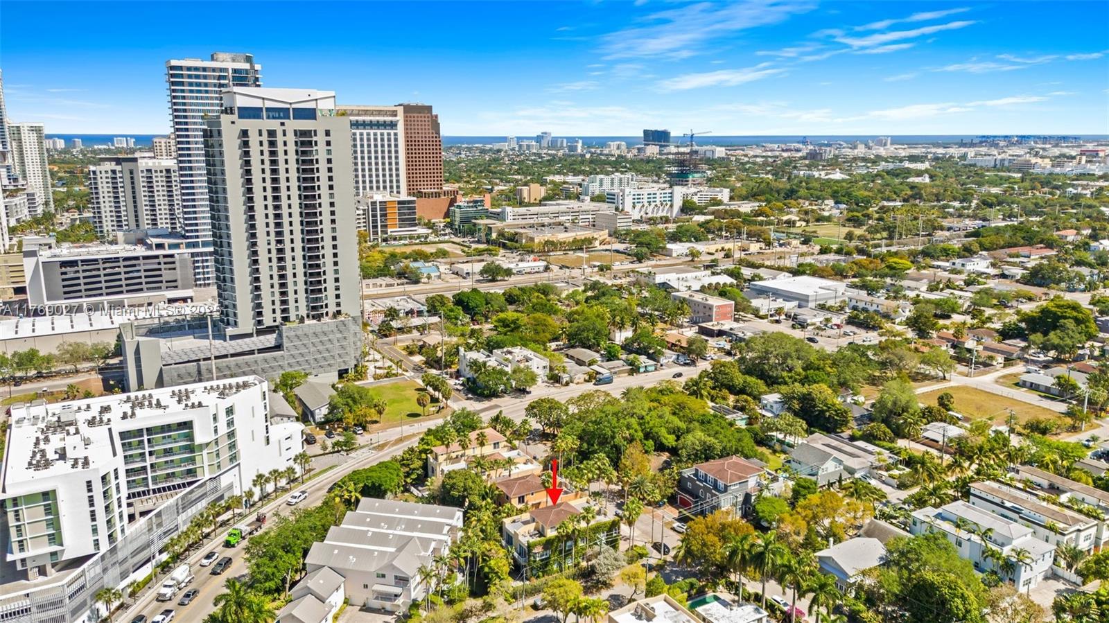 419 Southwest 5th Street, Unit 419 Fort Lauderdale, FL 33315 - Photo 30 of 44 a view of a city with tall buildings