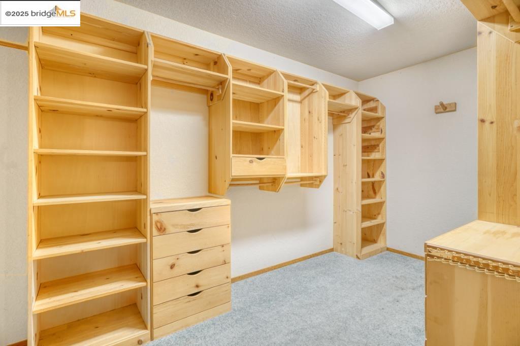 19195 Ferretti Road Groveland, CA 95321 - Photo 17 of 51 Spacious closet featuring light carpet & lots of shelves