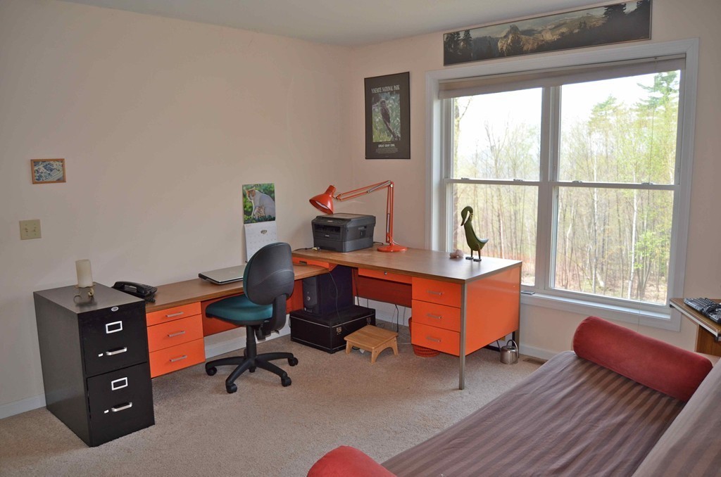 407 South Gulf Road Belchertown, MA 01007 - Photo 23 of 30 a reading room with wooden floor and a window