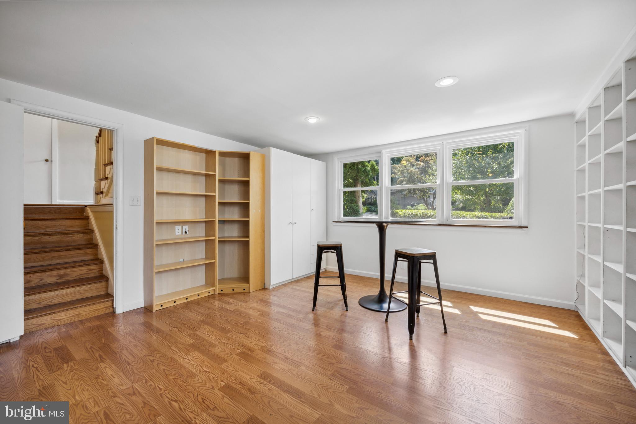 709 Oxford Road Bala Cynwyd, PA 19004 - Photo 20 of 25 Lower level living space with built-ins