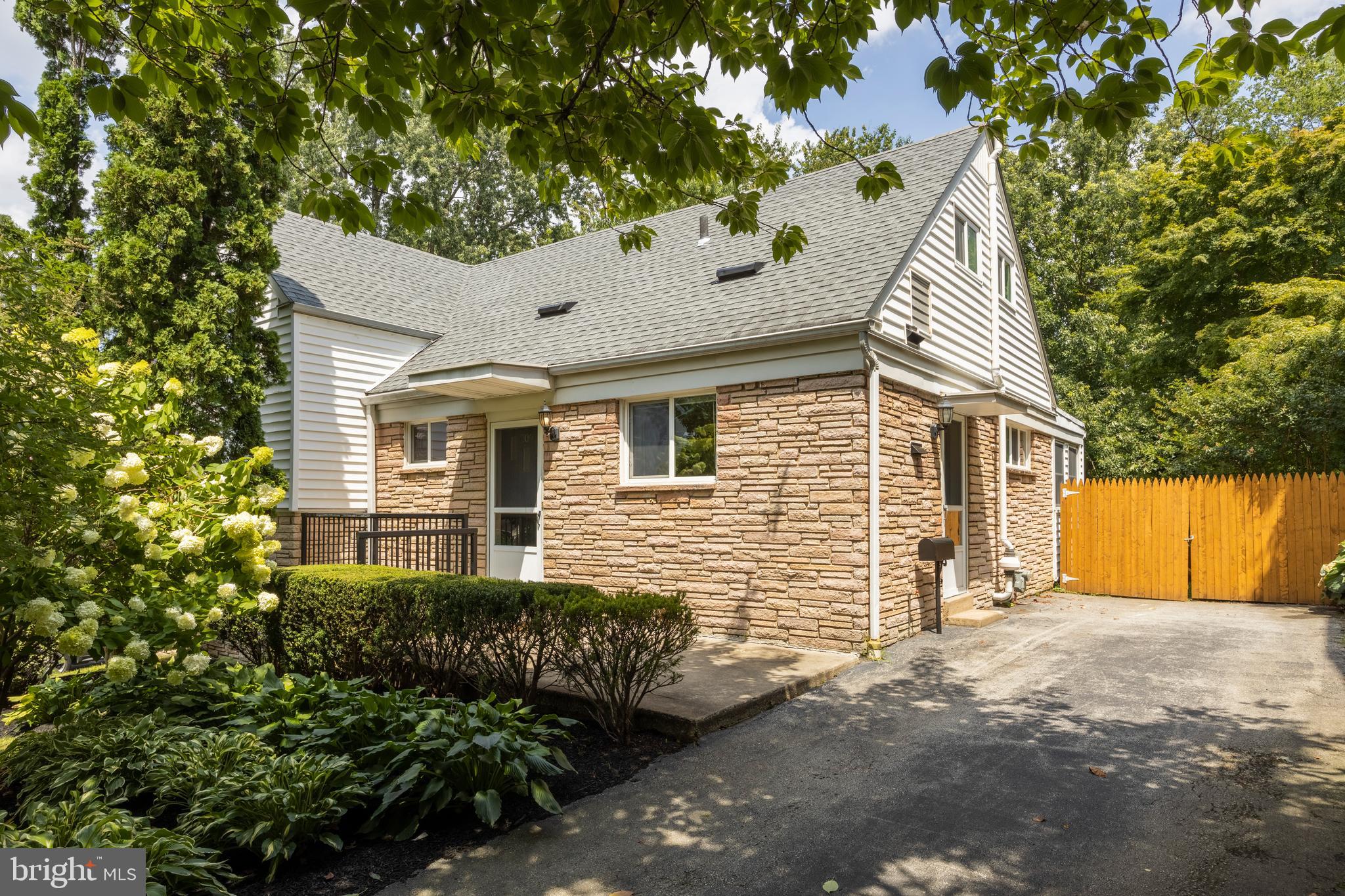709 Oxford Road Bala Cynwyd, PA 19004 - Photo 2 of 25 Exterior front and side entry, adjacent to drivewa