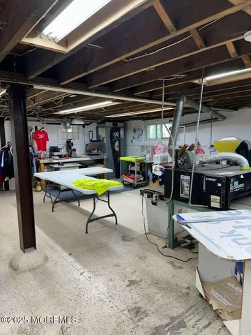 a view of storage and utility room