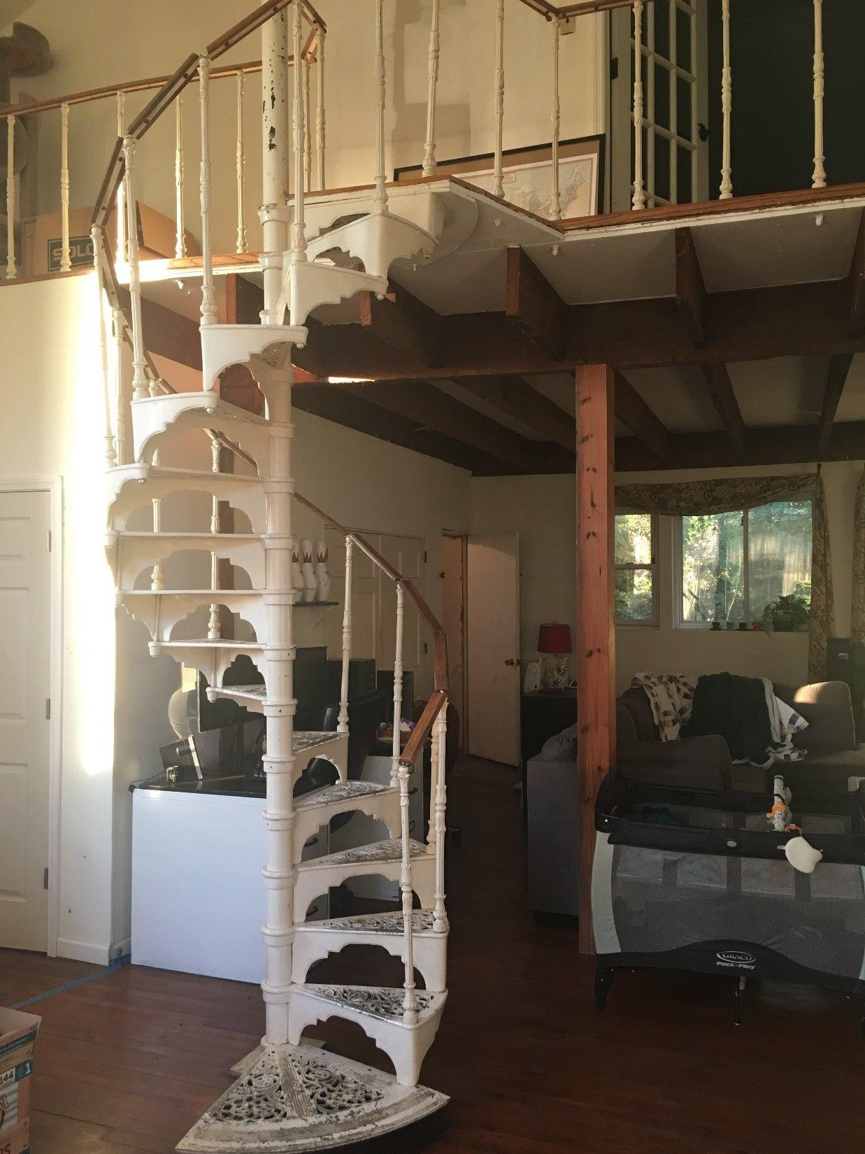2315 Chrisman Mill Road Nicholasville, KY 40356 - Photo 18 of 23 Spiral staircase to upstairs bedroom &am
