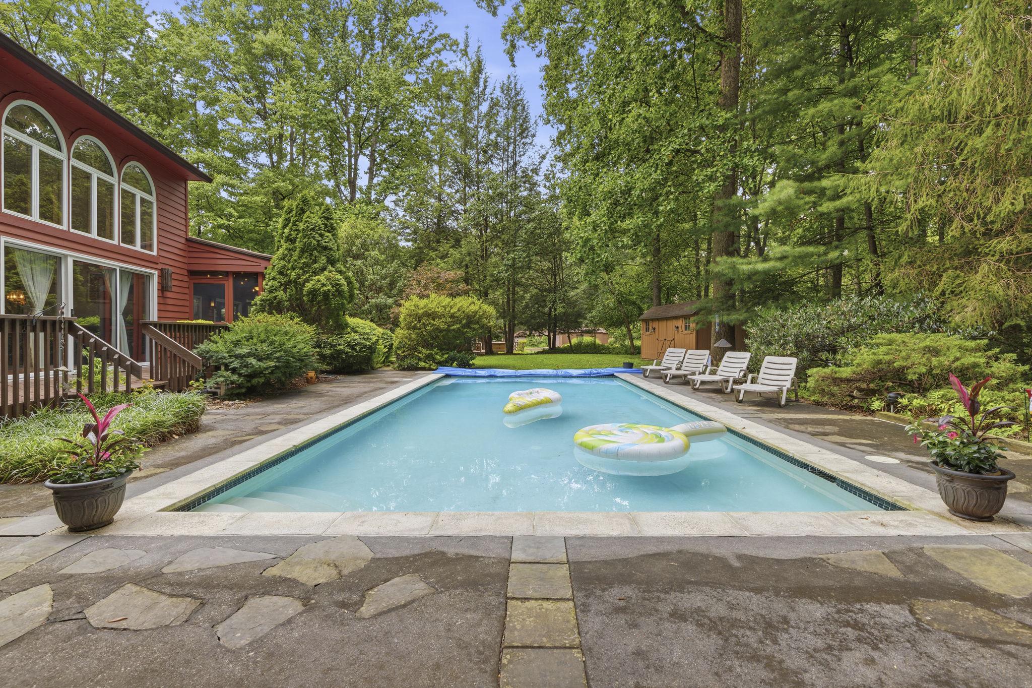 1109 Timber Trail Road Towson, MD 21286 - Photo 3 of 47 Poolside retreat in nature.