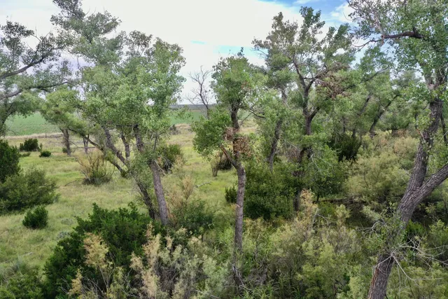 a view of a room with an ocean