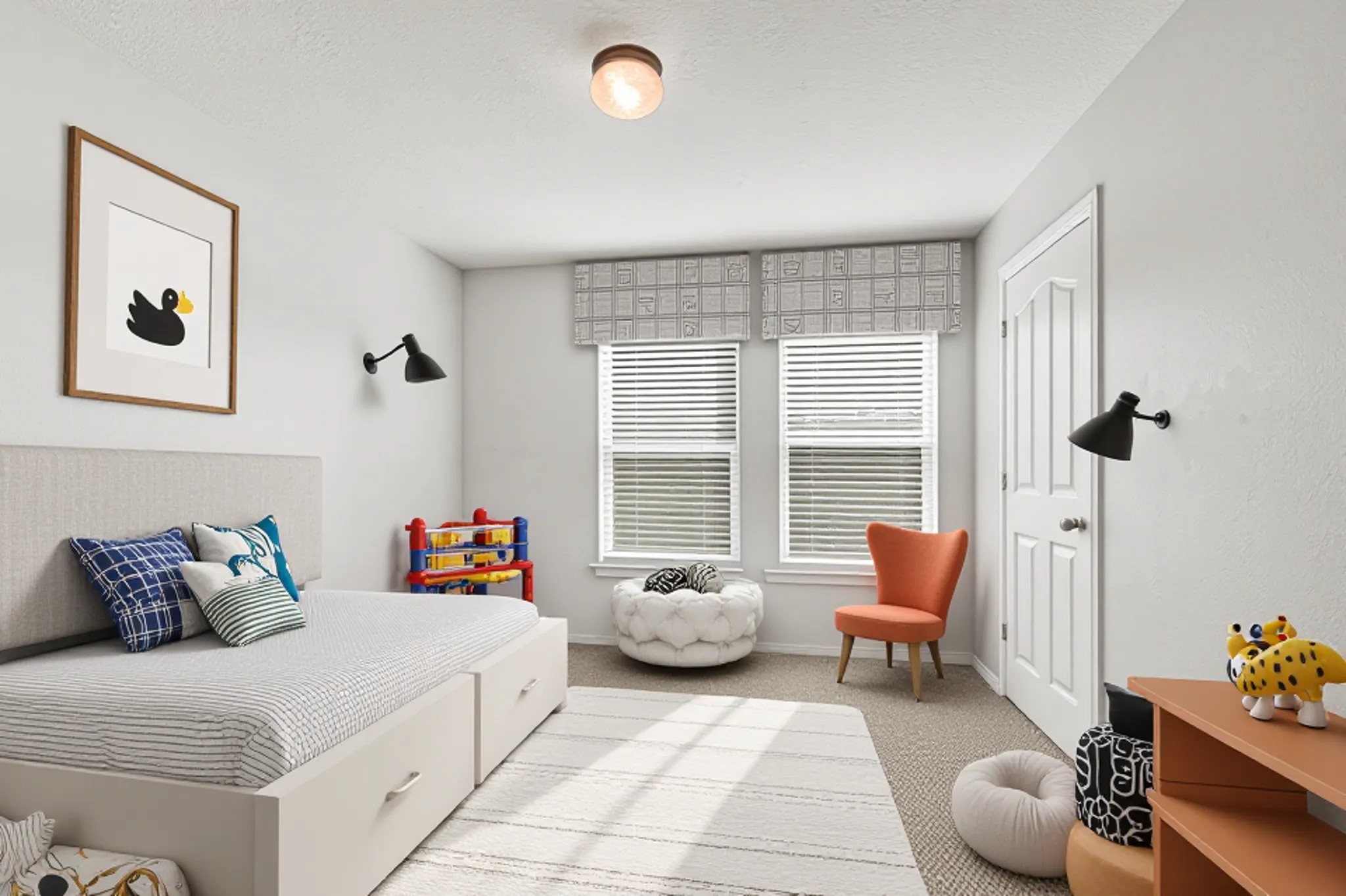 5010 Dartmoor Ridge Trail Houston, TX 77066 - Photo 21 of 28 a bedroom with furniture and a window