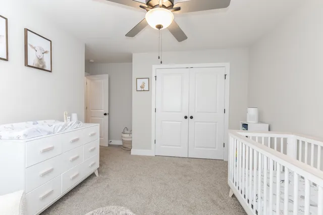 a view of room with hardwood flooring