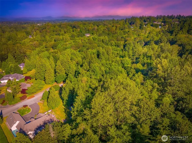 a view of a swimming pool and an outdoor space