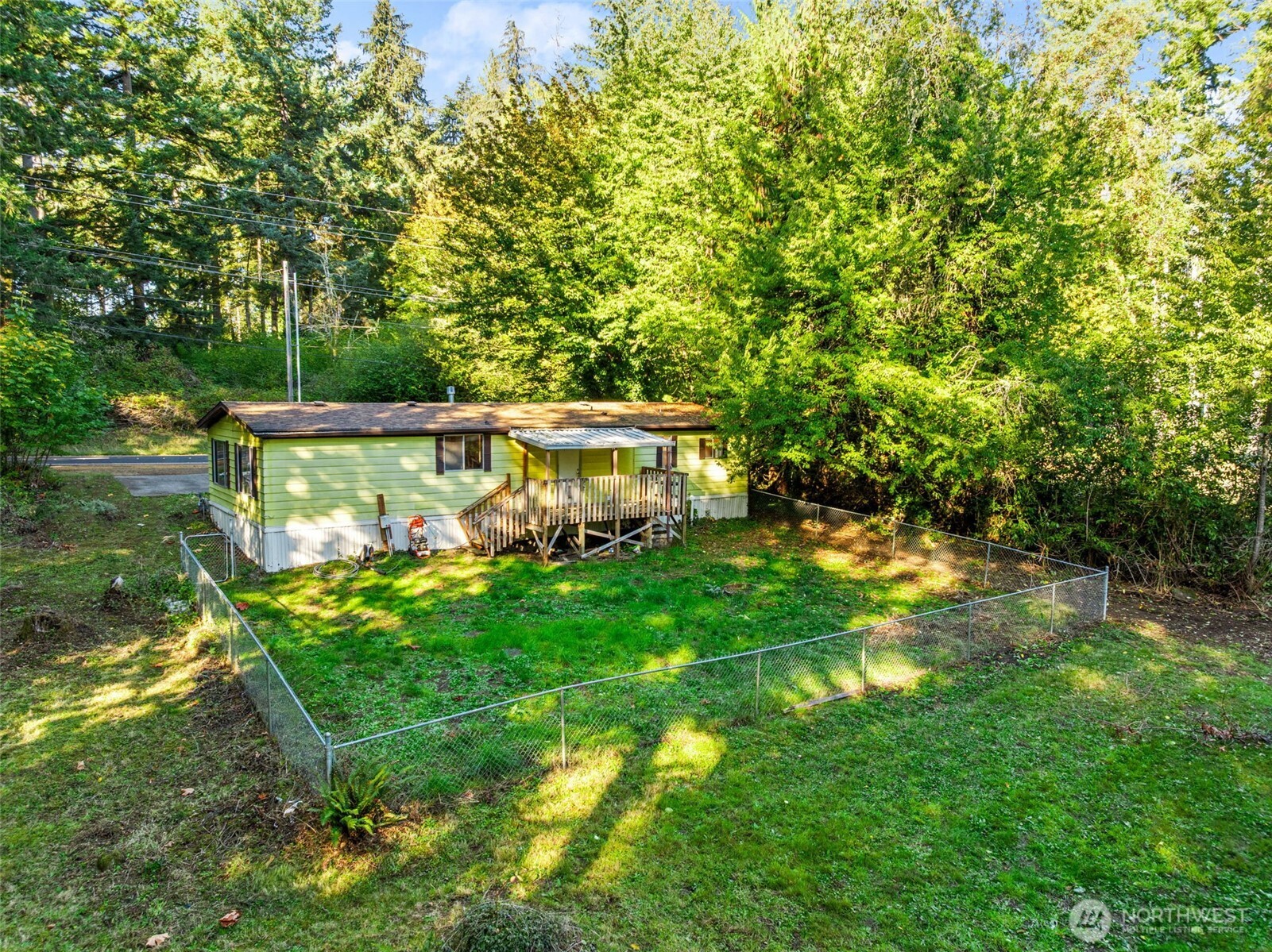 4312 Meridian Road Northeast Lacey, WA 98516 - Photo 8 of 21 a view of yard with green space