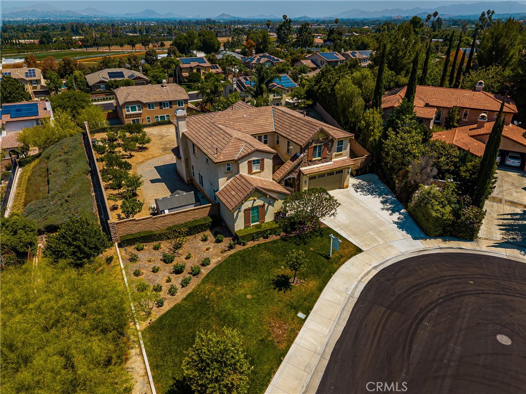 12652 Twin Peak Court Riverside, CA 92503 - Photo 53 of 55 an aerial view of a house with a garden