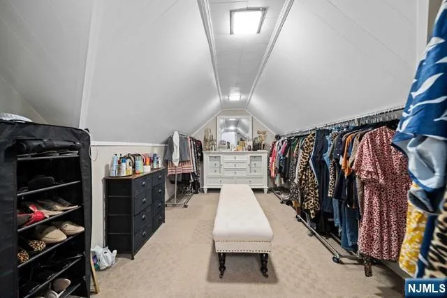 a view of a walk in closet