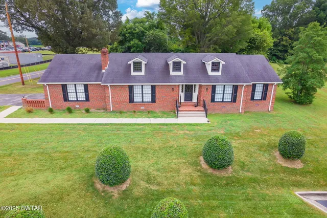 a aerial view of a house
