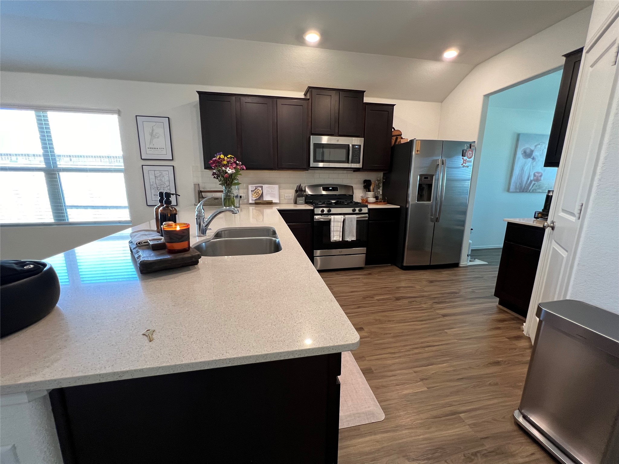 1224 Matt Lane Round Rock, TX 78665 - Photo 5 of 14 Granite counters & SS appliances. Fridge included!!