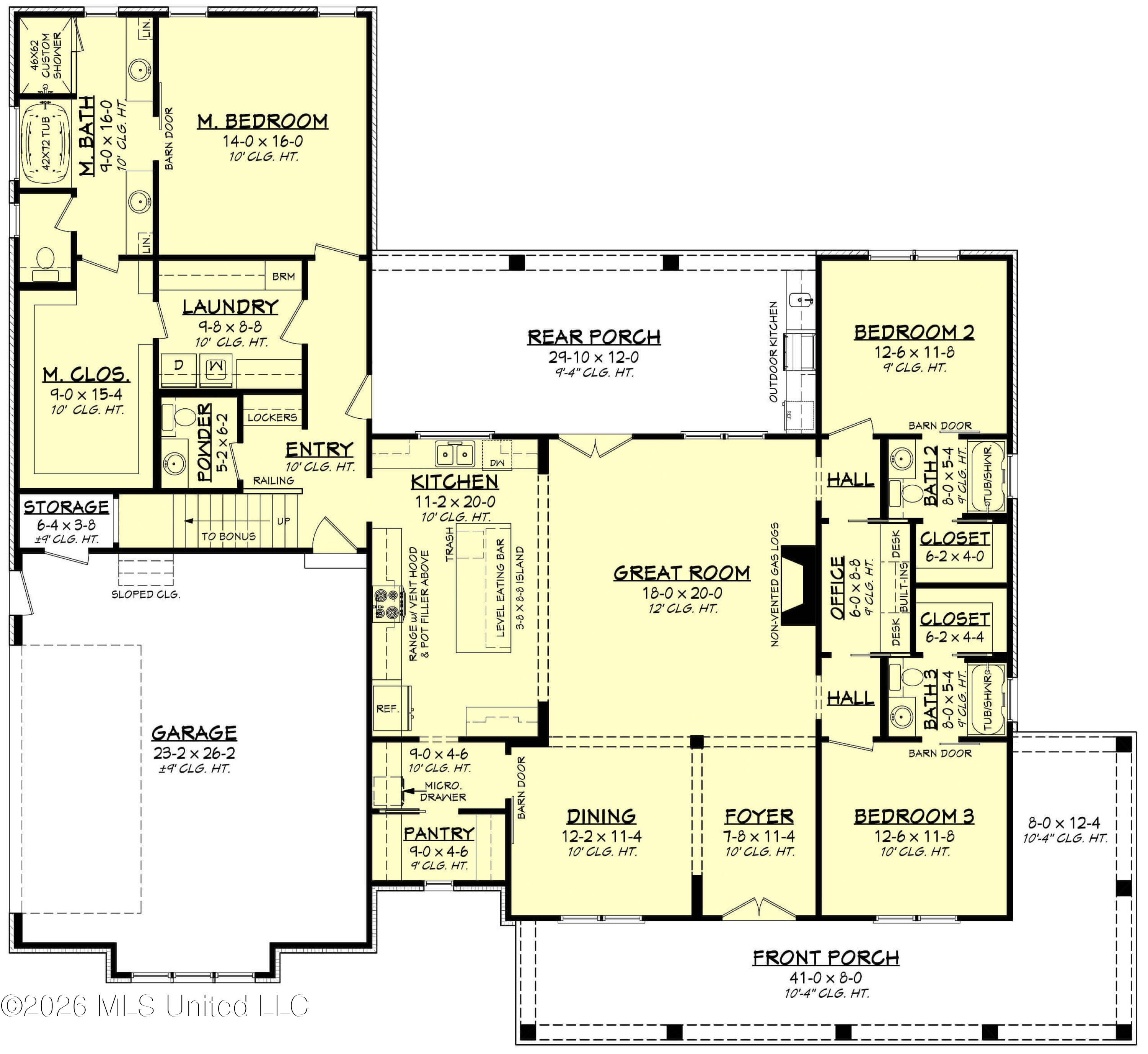 4233 Edison Drive Nesbit, MS 38651 - Photo 3 of 4 Lewis Floor Plan Floor 1