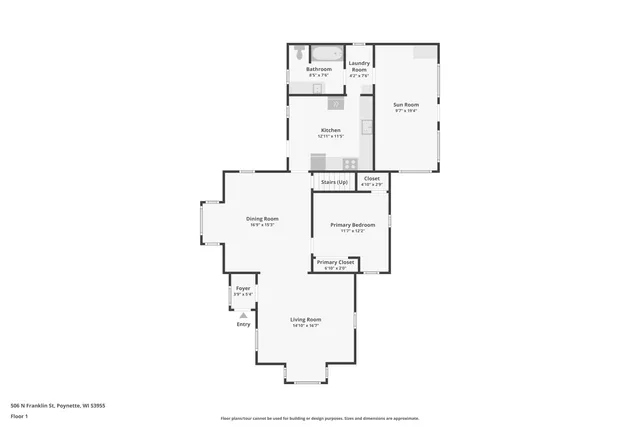 $325,000 | 506 North Franklin Street, Poynette, WI 53955