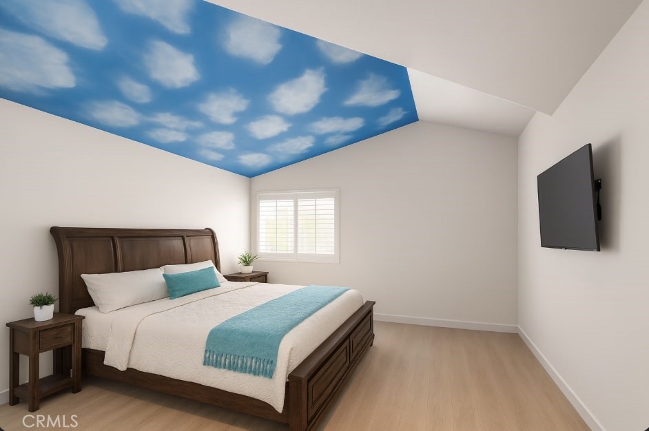 390 Dylan Circle Corona, CA 92879 - Photo 5 of 8 a bedroom with a bed and a flat screen tv