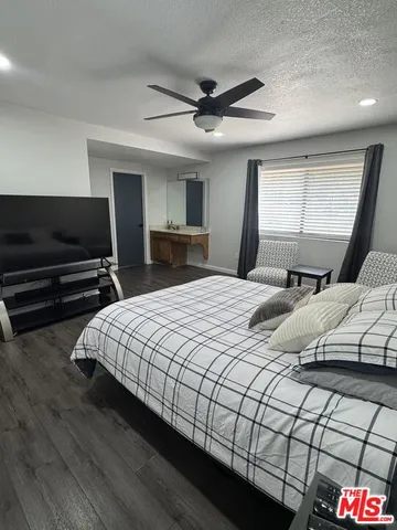 a room with furniture and a table