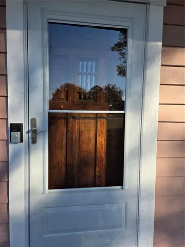 a close view of water heater room