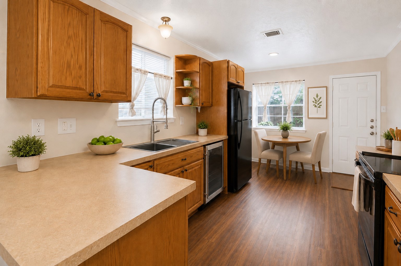4818 Quailgate Drive Spring, TX 77373 - Photo 7 of 26 a kitchen with stainless steel appliances granite countertop sink stove top oven and cabinets