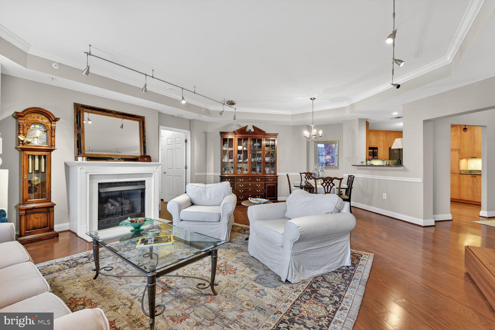 11776 Stratford House Place, Unit 901 Reston, VA 20190 - Photo 12 of 42 Living Room & Dining Room