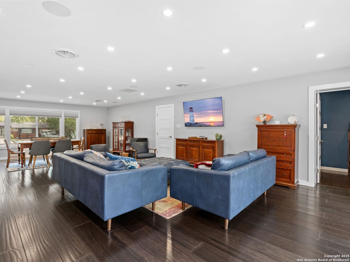 215 Tophill Road San Antonio, TX 78209 - Photo 10 of 29 a living room with furniture and a wooden floor