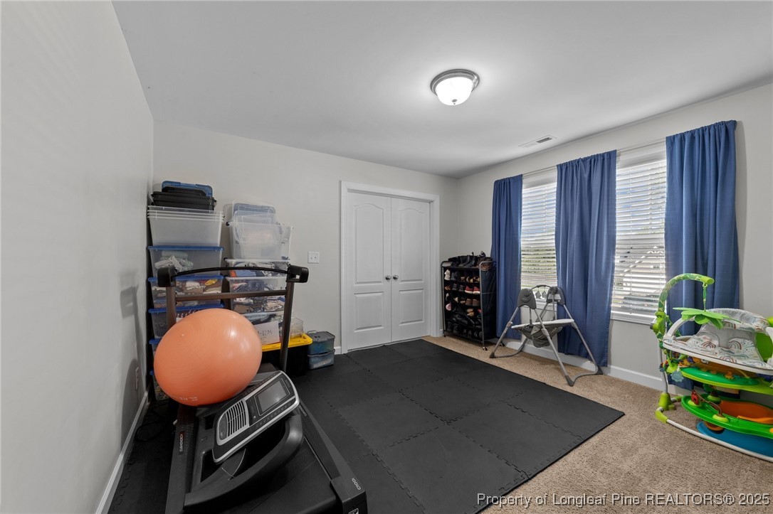 264 Mill Ridge Court Godwin, NC 28344 - Photo 31 of 43 a view of a room with gym equipment