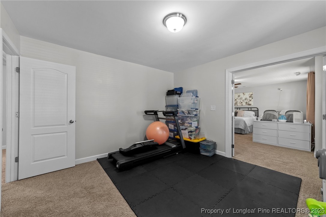 264 Mill Ridge Court Godwin, NC 28344 - Photo 32 of 43 a room with gym equipment