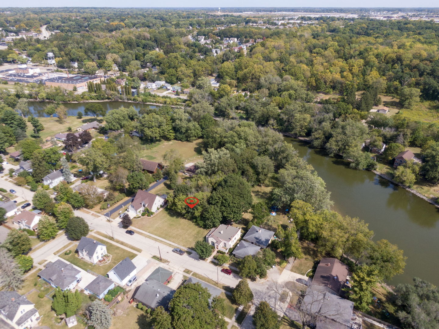 Lot 1 View Street West Dundee, IL 60118 - Photo 11 of 14 an aerial view of residential house with outdoor space and lake view