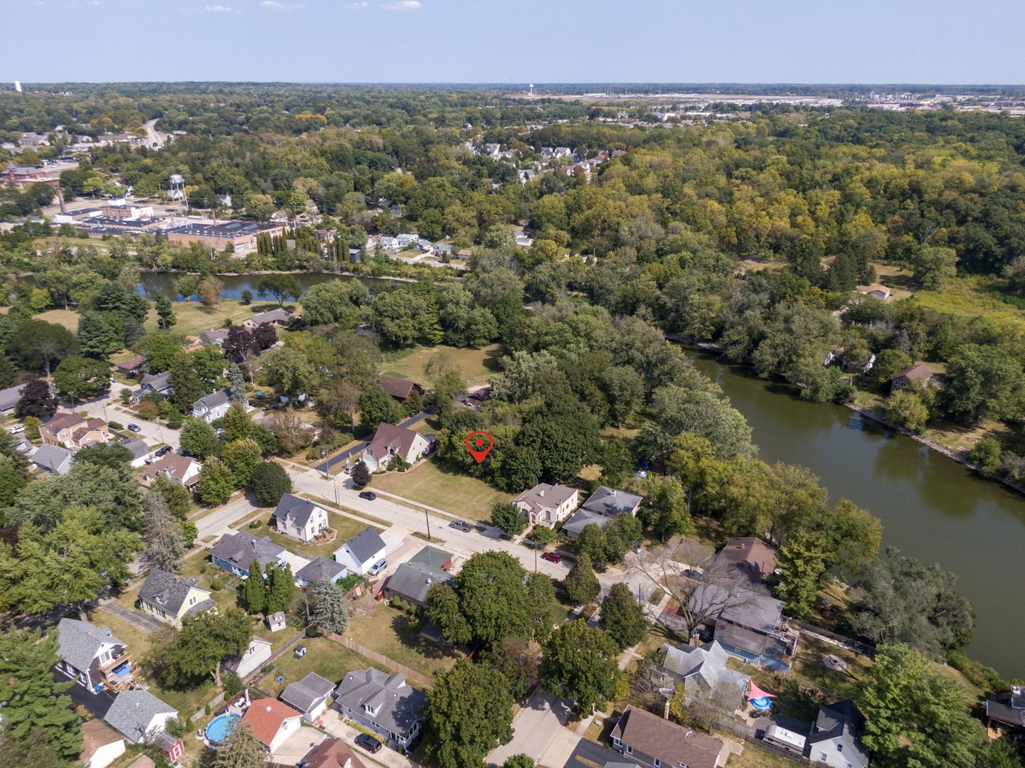 Lot 1 View Street West Dundee, IL 60118 - Photo 12 of 14 an aerial view of a houses with a lake